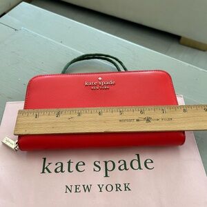 Kate Spade Red-Orange Wallet